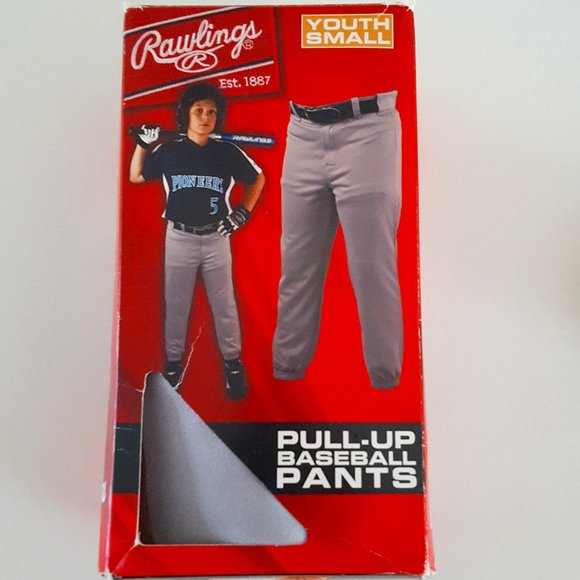 Rawlings Pull-Up Baseball Pants-Youth Small **PRE-OWNED- READ** - Picture 1 of 14